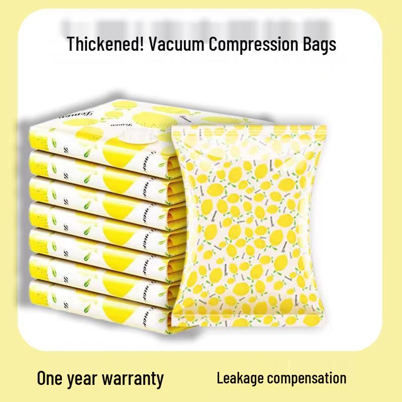 

Large Vacuum Compression Storage Bag for Duvets & Clothes - Thickened, Moisture & Dust Resistant, Ideal for Down Jackets Small 40x60cm [Holds 3kg] жёлтый