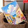 Pearl painting handmade diy 5D pearl painting kit seaside floral street sailboat home wall decoration art