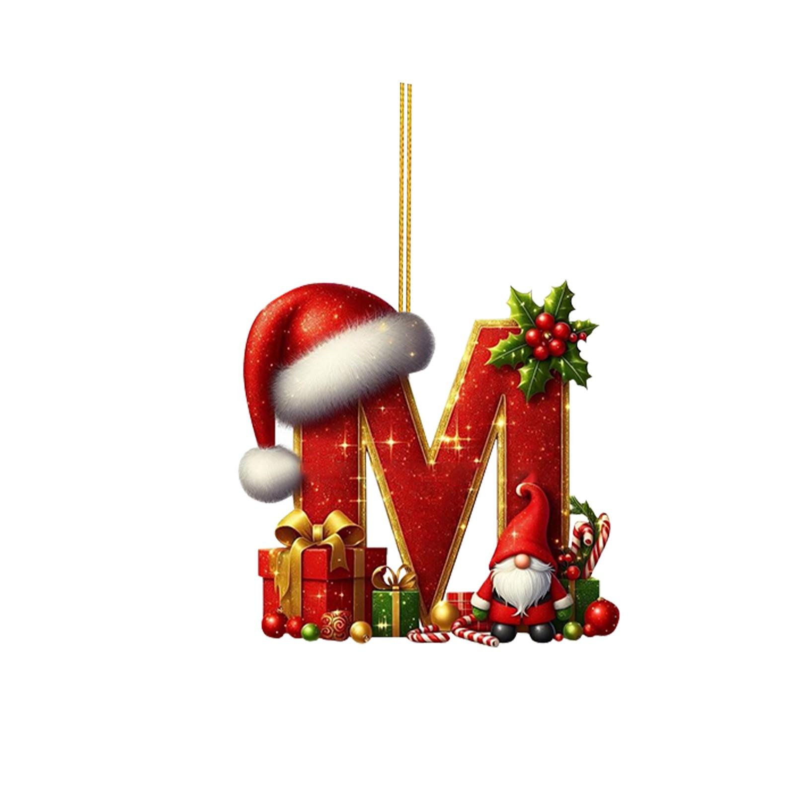 

26 букв,Рождество,Украшения,Акрил,1 One Size