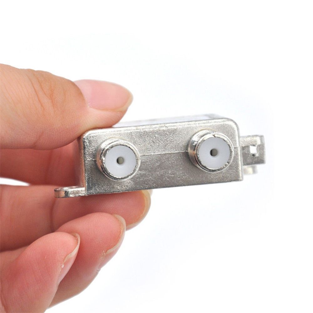 Durable 5-1000 MHz 2 Way Coaxial Cable Coax Cable TV Antenna Satellite TV Receivers Signal Split