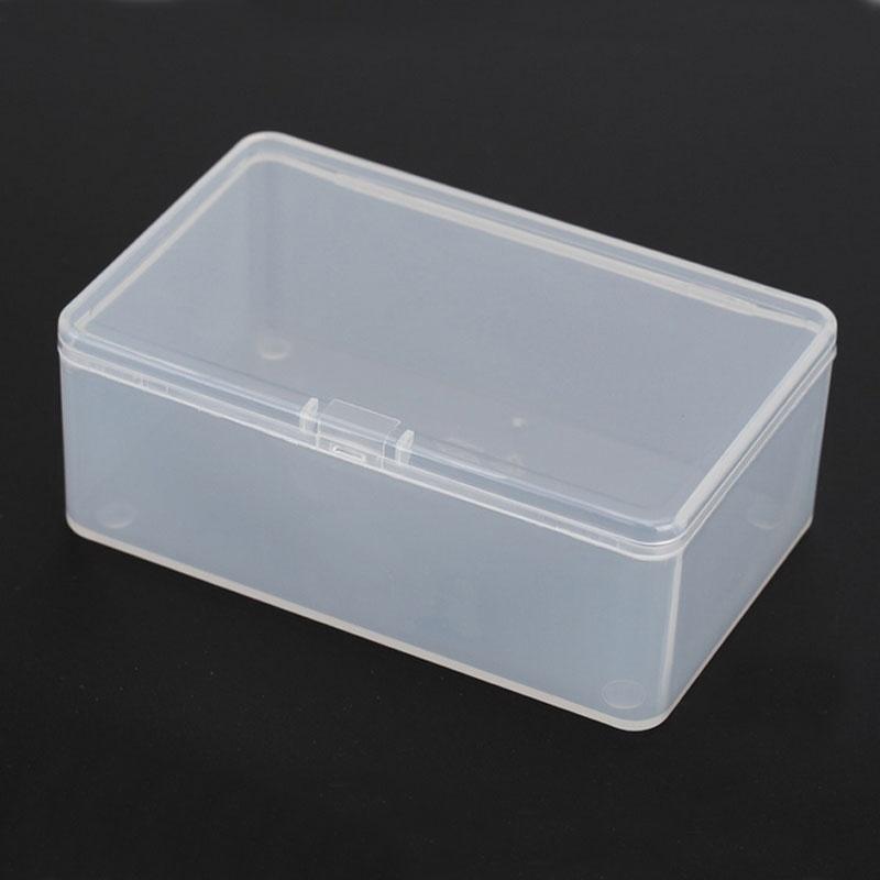 10*6*3.6cm Small Clear Plastic Storage Box for Beading and Jewelery