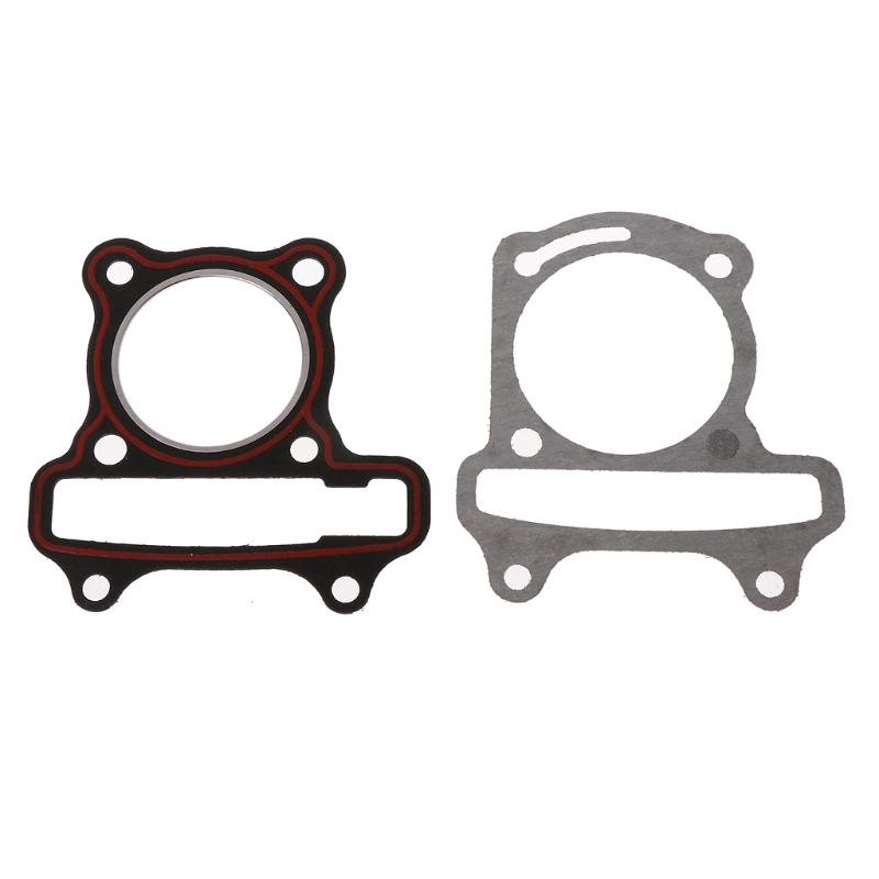 2pcs/set Motorcycle Scooter GY6 Cylinder Gasket Set Cushion Pad 50/60/80/100/125CC