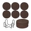 Woven Round Cotton Placemat Non- Heat Table Mats for Dining