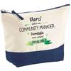 Makeup Bag - PLANETEE - Thank You Unforgettable Actress - Large Size - Cotton - Made In France