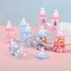 12pz Biberino Mini Blu Rosa Bianco Scatole Portaconfetti in Plastica Bomboniere Battesimo Regali Bambini Bambine Festa Rivelazione Genere Decorazioni
