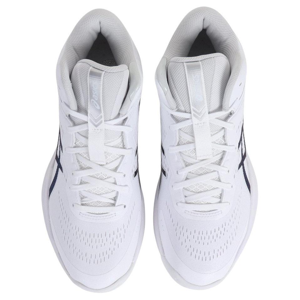 Asics Gel-Hoop V15 Comfortable Simple High-Top Basketball Shoes Men sneaker White 1063A074-100