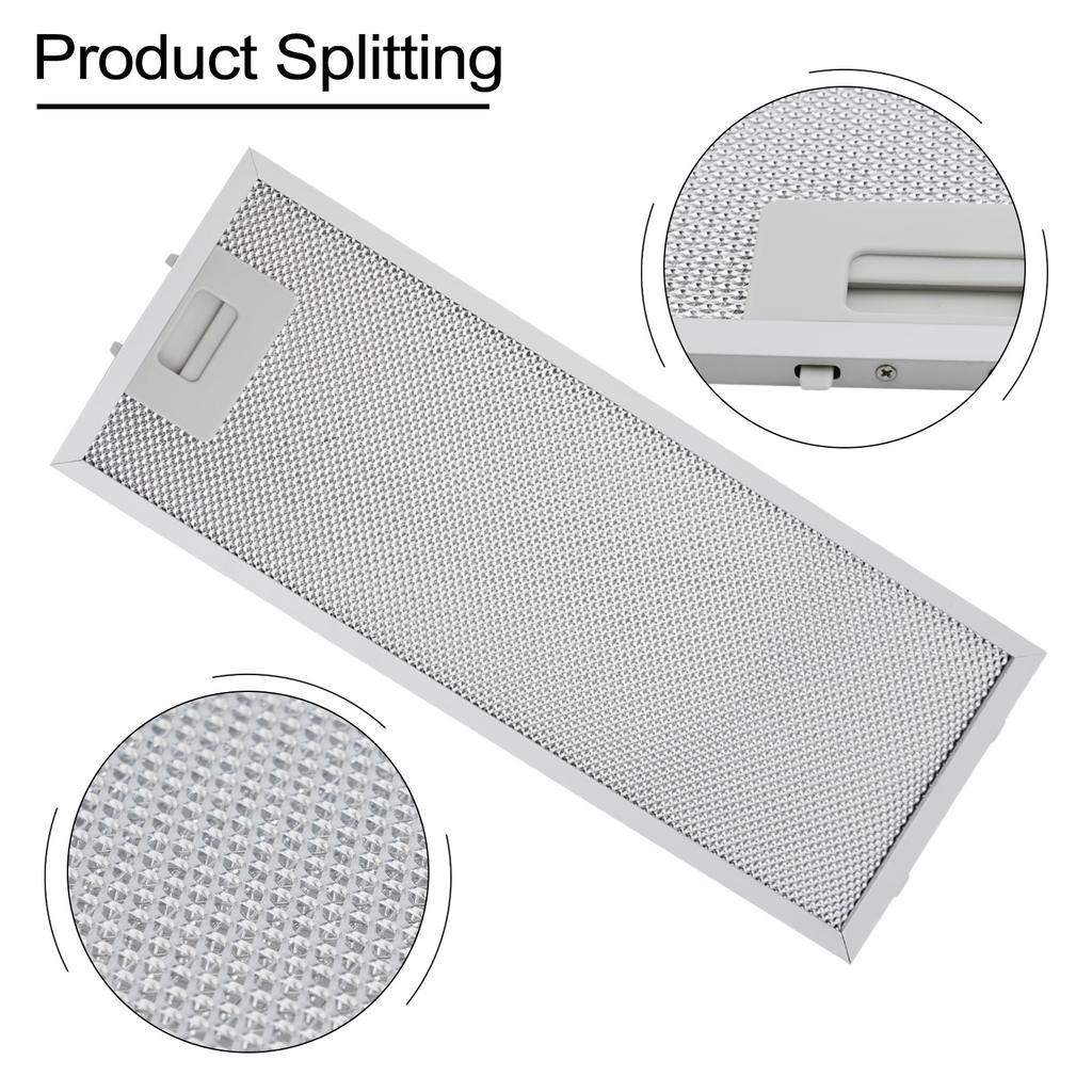 Aluminum Filter Cooker Hood Filter Maintain Air Circulation 5 Layers Aluminized Kitchen Ventilation For Cooker Hood