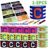 1-5pcs Soccer Captain Armband for Kid Adults Adjustable Football Training Soccer Leader Arm Band Bracelet Football Accessories