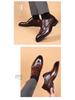 Herren Echtleder Schuhe im Britischen Stil