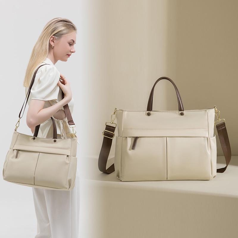 Women's High-End Fashion Laptop Handbag: Shockproof, Waterproof, Lightweight, Large Capacity Crossbody and Shoulder Bag