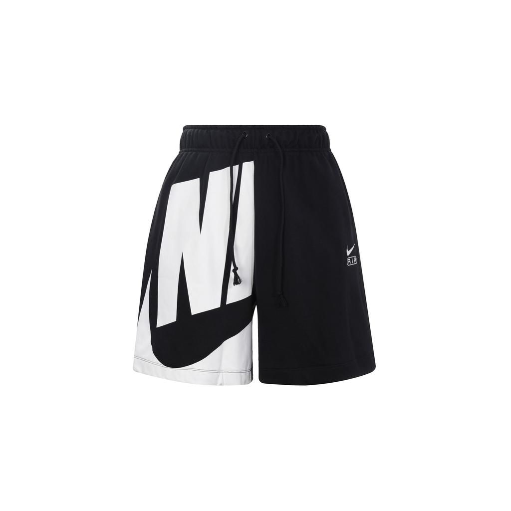 Nike Air Letter Print Large Logo Sports Lace-Up Mid-Rise Casual Shorts Women Shorts Black FN2247010