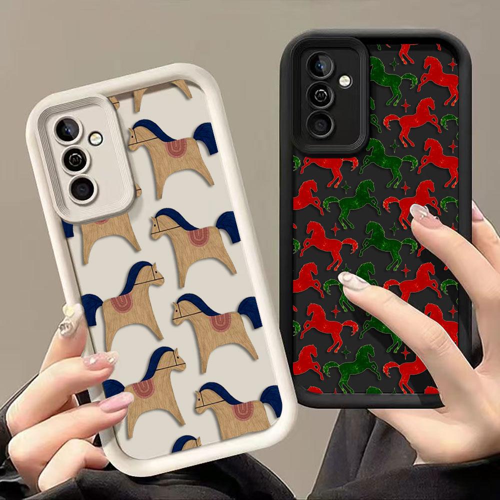 Illustration Of Animal Horse Phone Case For Infinix HOT 30I 40I 60 NOTE 12 G96 ZERO GT 10 20 30 40 50 50S 50X VIP PRO Cover Case