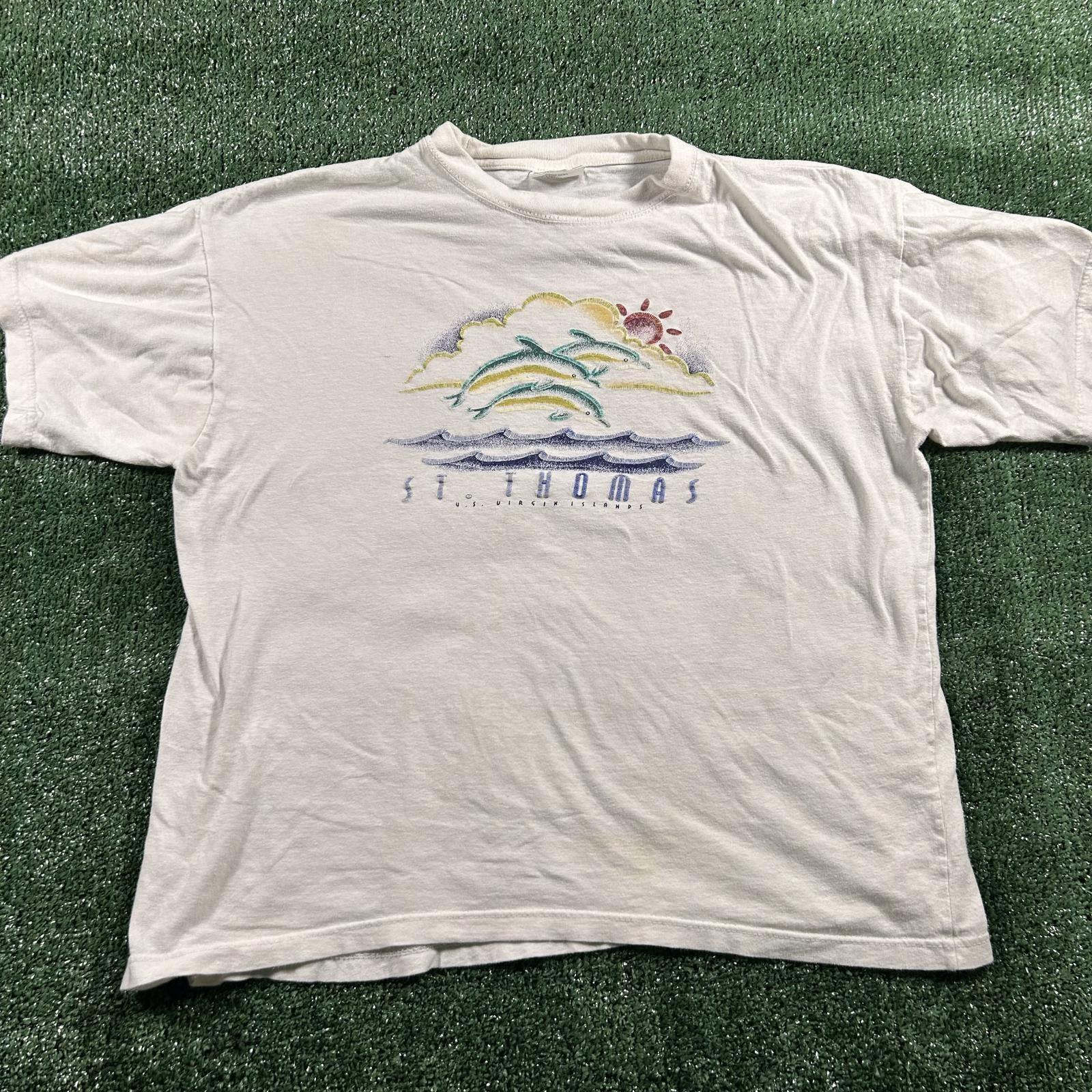 Vintage St. Thomas Graphic tee. Boxy XXL fit L
