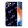 infinity on Purple Transparent Phone Case For iPhone 15 16 14 13 12 11 Pro Max XS X XR SE 7 8 Plus TPU Clear Lens Protect Cover