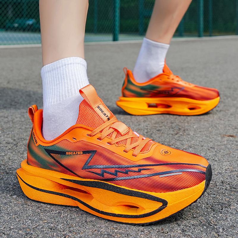 Men's Road Running Shoes, Breathable Casual Sports Shoes for Couples - Lightweight Non-Slip Sneakers Suitable for Running, Walking, and Training
