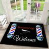 Felpudo de Bienvenida para Barbería Cartel de Barbería Felpudo Gráfico Impreso Felpudos para Baño Cocina Entrada Alfombra Decoración del Hogar