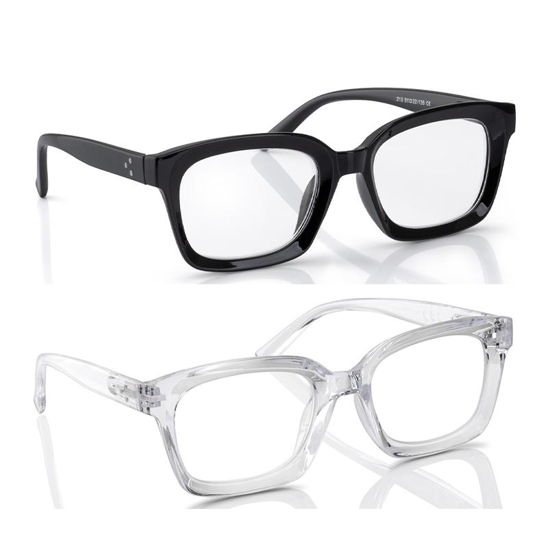 2pcs VOPHA Anti Blue Light Square Prescription Spectacles Women Men Spring Leg Farsightedness Glaasses +0.5 +1.0 To +3.0