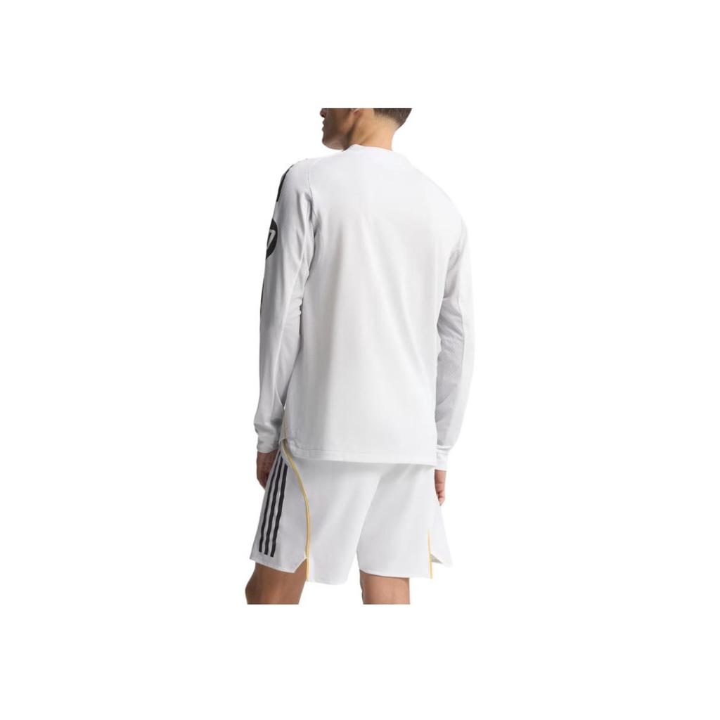 adidas Real Madrid Home Player Edition Fashion Comfortable Versatile Long Sleeve Football Shirt Men Tops JN8866