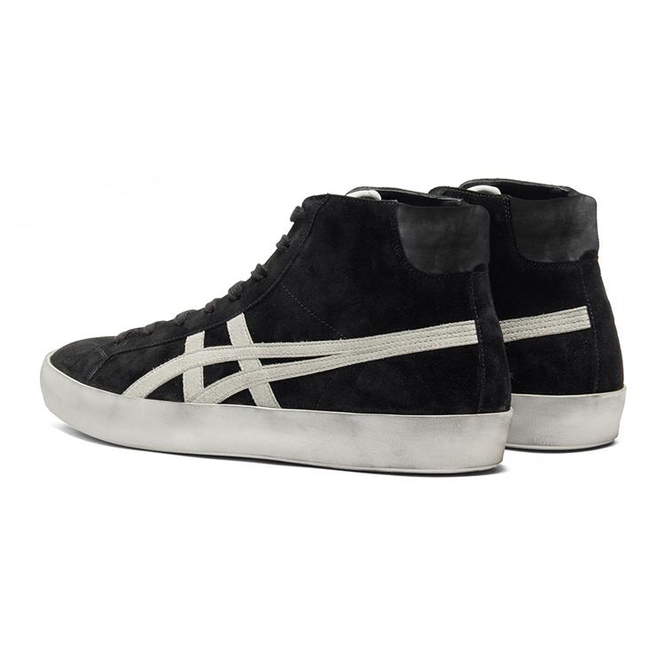 Onitsuka Tiger Abrasion Resistant High top Casual Shoes Unisex Black White 1183C551-001