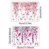 Plant Flower Butterfly Wall Sticker Bathroom Toilet Decor Living Room Cabinet Home Decoration Decals Beautify Self Adhesive Mura