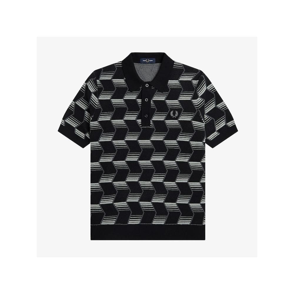 

Fred Perry [headquarters Genuine] Fred Perry [sharp] Chevron Stripe Knit Shirt 102 Afpm2315525 102 qzgAfpm2315525 102