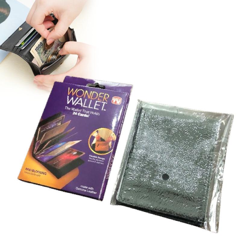 Wonder Pu Wallet Document Card Bags Wallet With Multiple Card Durable Slots