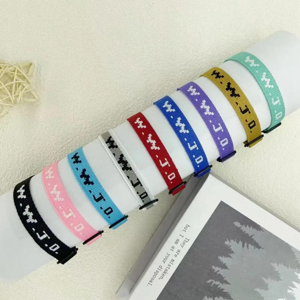 WWJD Colorful for Women Men Bracelets What Wound Jesus Do Adjustable Bracelets Inspirational Christian Jewelry Gifts
