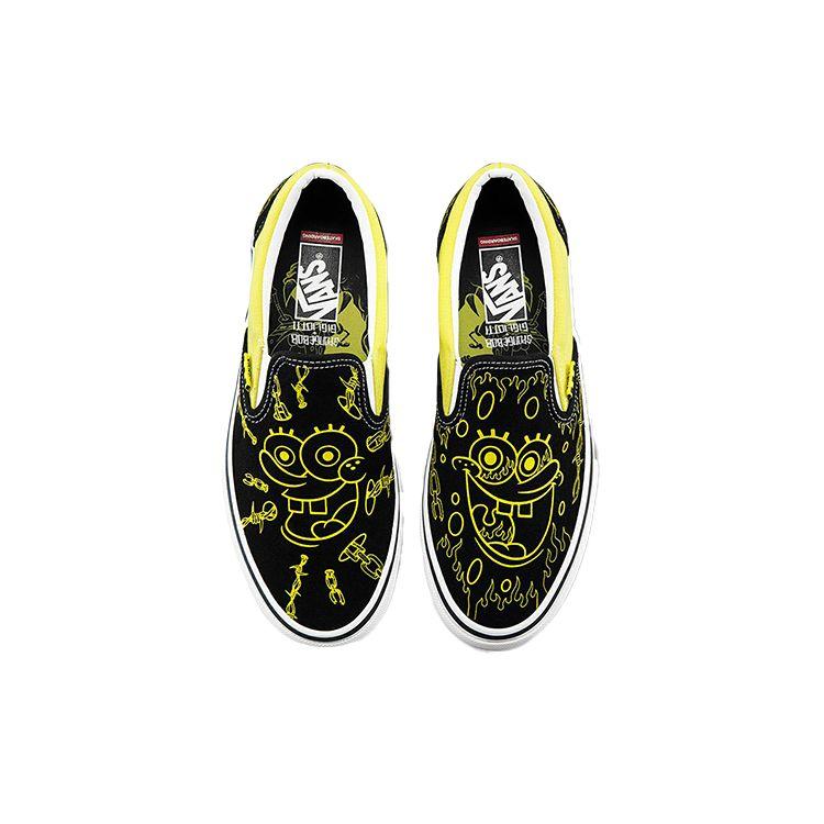 Mike Gigliotti x SpongeBob SquarePants x Vans Skate Slip-On Unisex Tenisky Žlutá Černá VN0A5FCAZAU