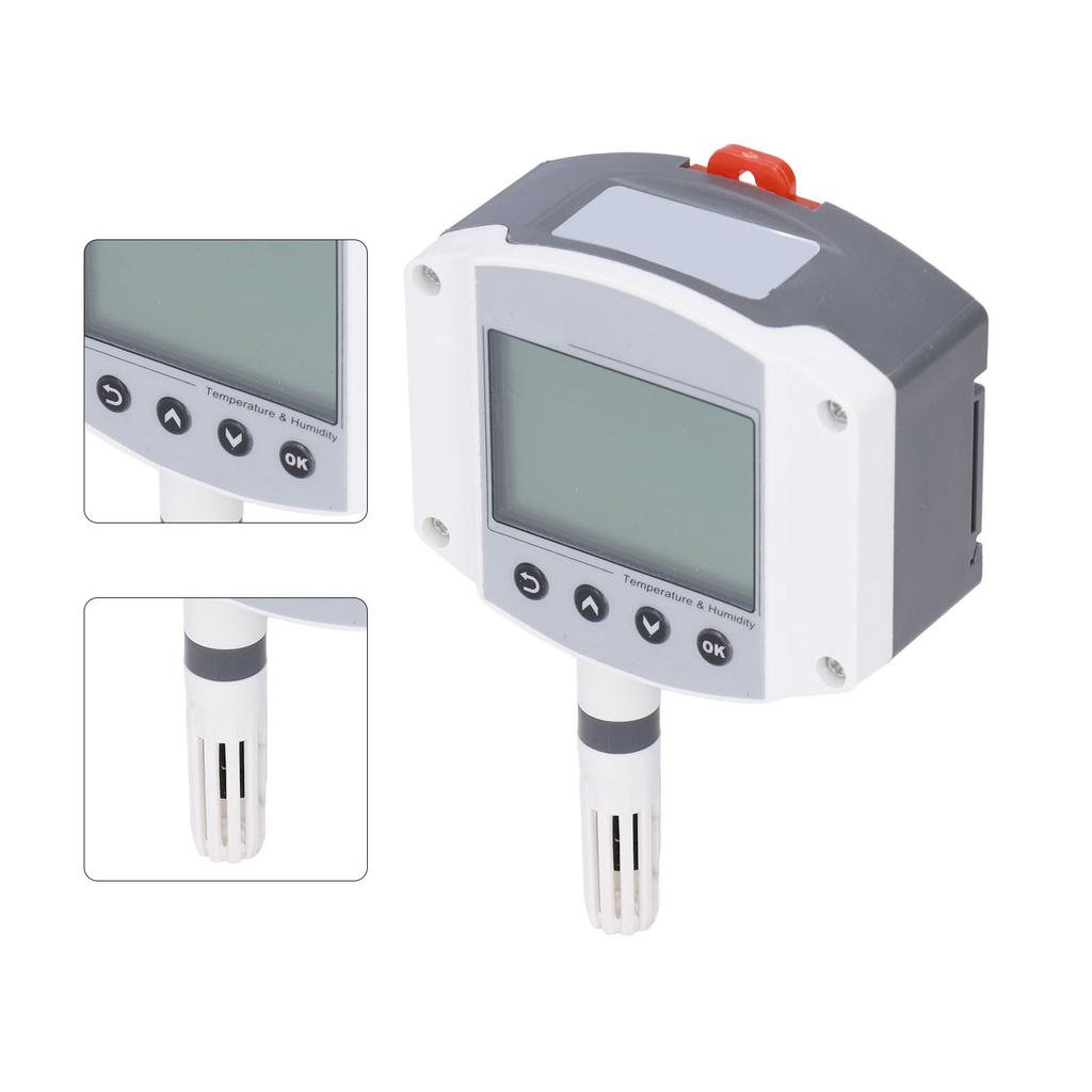 485 Temperature Humidity Transmitter High Accuracy Temperature Humidity Sensor with LCD Display 10~30V Temperature Sensor