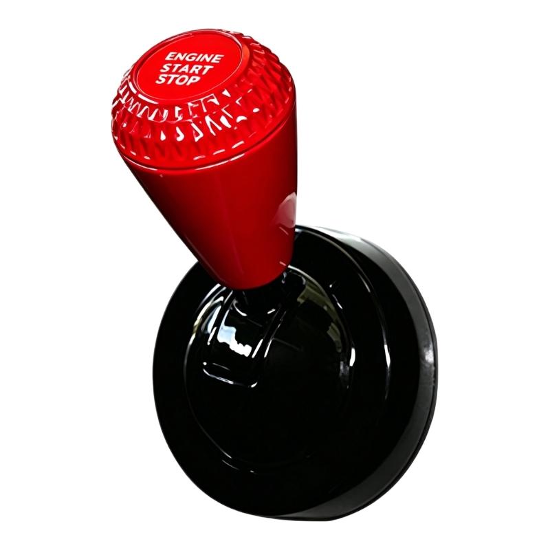 Universal Chrome Plated Car Start Button Lever With 4 Color Option Suitable For Interior Upgraded And DIY Installation