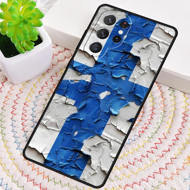 Finland Flag soft Phone Case for Samsung Galaxy note 10 pro S26 Ultra S23 S24 FE S25 S21 S22 PLUS shockproof Cove
