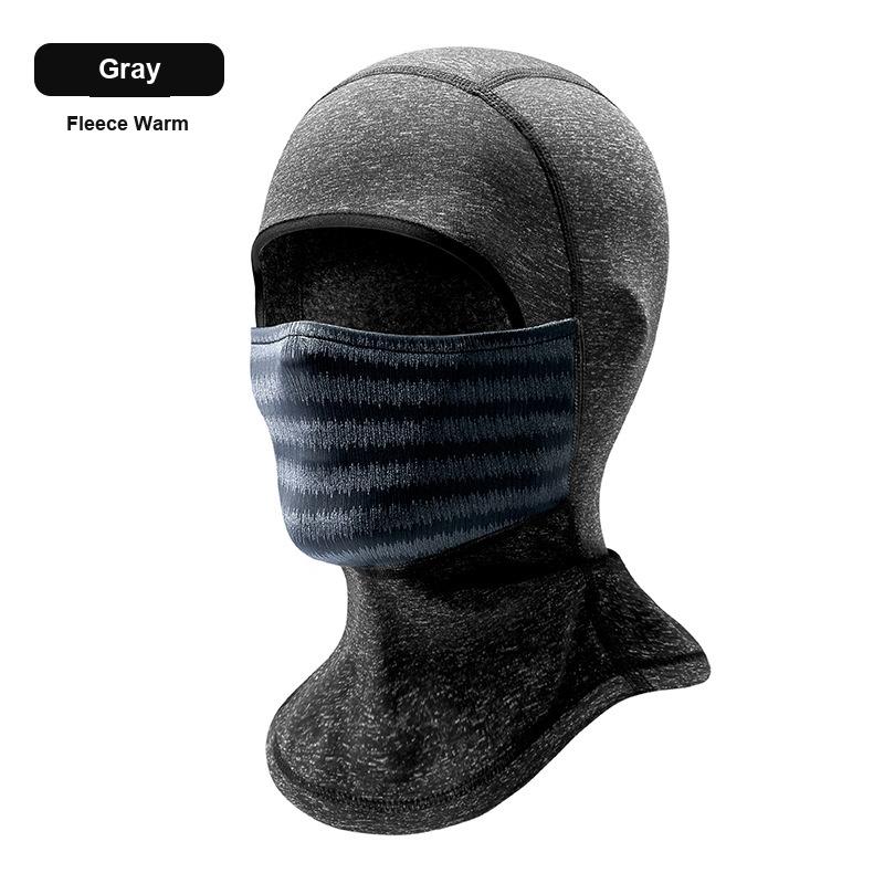 Thermal Cycling Head and Face Mask Thick Fleece Lined for Outdoor Riding Motorcycle Use for Men Women Autumn Winter