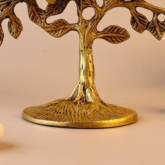 Pure Brass Tree  Tree of Life Showpiece for Home Decor, Feng Shui Brass Finish Brass Decoration Item for Home Living Room