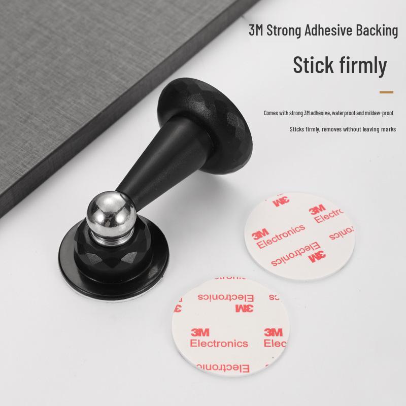 No-Drill Magnetic Door Stopper: Strong Bathroom & RV Anti-Collision Door Holder & Bumper