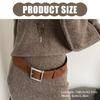 Women's Waist Belt Fashionable PU Leather Belt Decorative Waistband Trendy Waist Ornament for Jeans Trousers Dresses