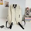 Large Capacity Backpack Men's Letter Print Schoolbag Women's Backpack