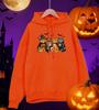 Dressed Kittens Enjoy Halloween Printing Men Hoodie Pocket All-Match Hoody Multicolor Casual Pullovers Autumn Fleece Clothing