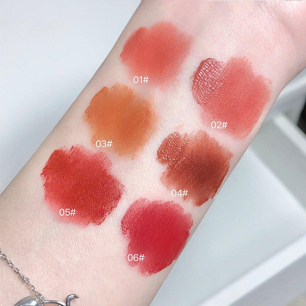 Gege Bear Rabbit Lip Glaze, Matte Velvet Lip Clay Long-lasting Non-drying Lipstick