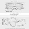 KINGSEVEN Classic Design Rectangular Sunglasses UV400 Essential For Travel Effectively Block Ultraviolet Rays