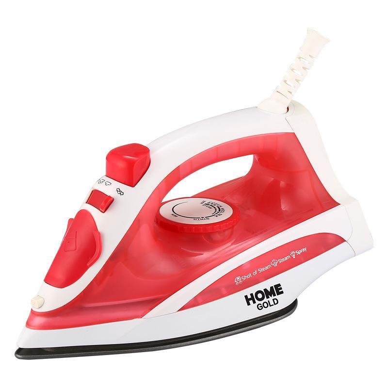 Compact Handheld Steam Iron with Ceramic Soleplate and Large Water Tank
