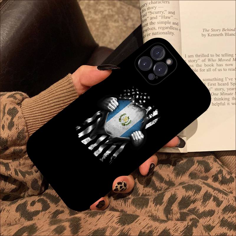 Guatemala Flag Phone Case For iPhone 14 11 12 13 Mini Pro XS Max Cover 6 7 8 Plus X XR SE 2020 Funda Shell