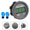 Contor de tensiune cu afișaj digital rotund, piese de modificare pentru măsurarea voltmetrului pentru monitorizarea vehiculelor auto/motocicletă
