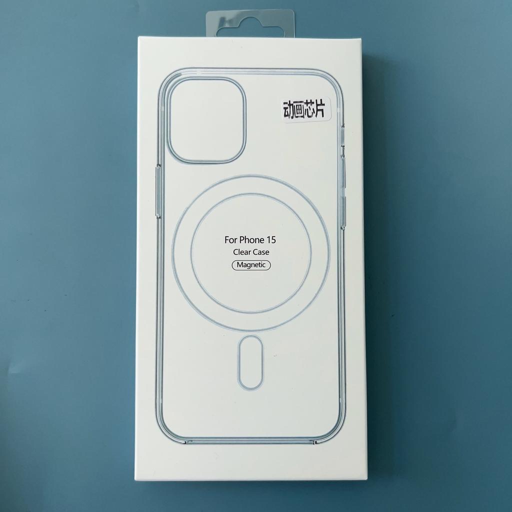 Applicable To IPhone16/14Pro Apple 15/13ProMAX Transparent Magnetic Magsafe Charging Mobile Phone Case Cover