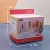 Simulation Niedliches Mini-Spielhaus Schlafzimmer Bettwäsche Schrank Spielhausmodell Mädchen Kleine Ornamente Kinderspielzeug