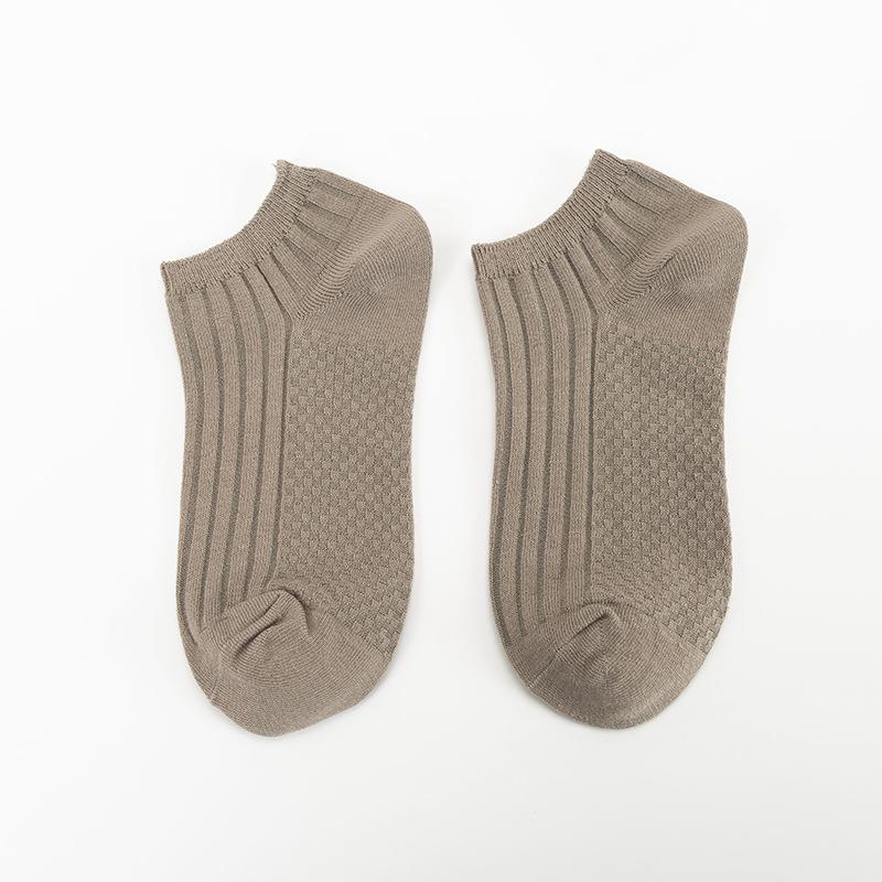 Socks Men's Business and Leisure Spring and Summer Combed Cotton Socks Sweat and Anti-odour Sports Low Invisible Socks