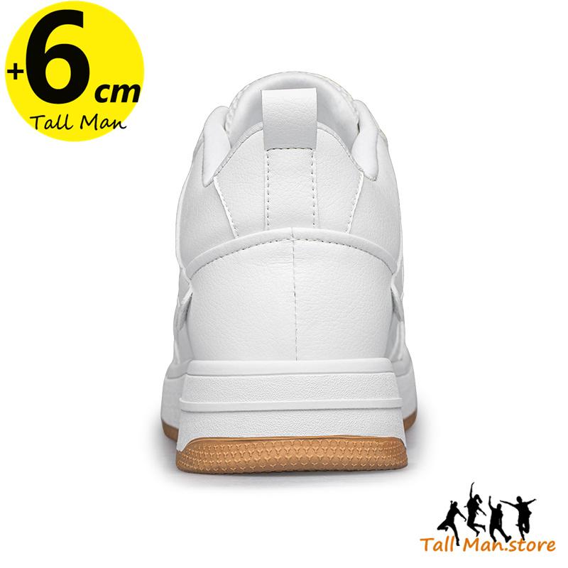 Men Lift Sneakers Elevator Shoes Sports  Height Increase Insole 6Cm Man