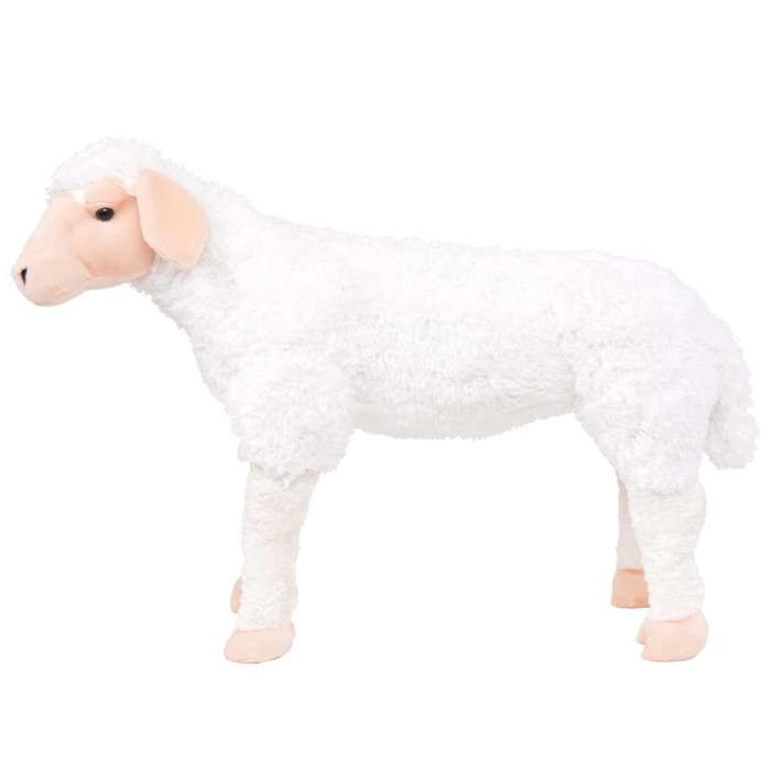 VidaXL Jouet en peluche Mouton Blanc XXL 91341