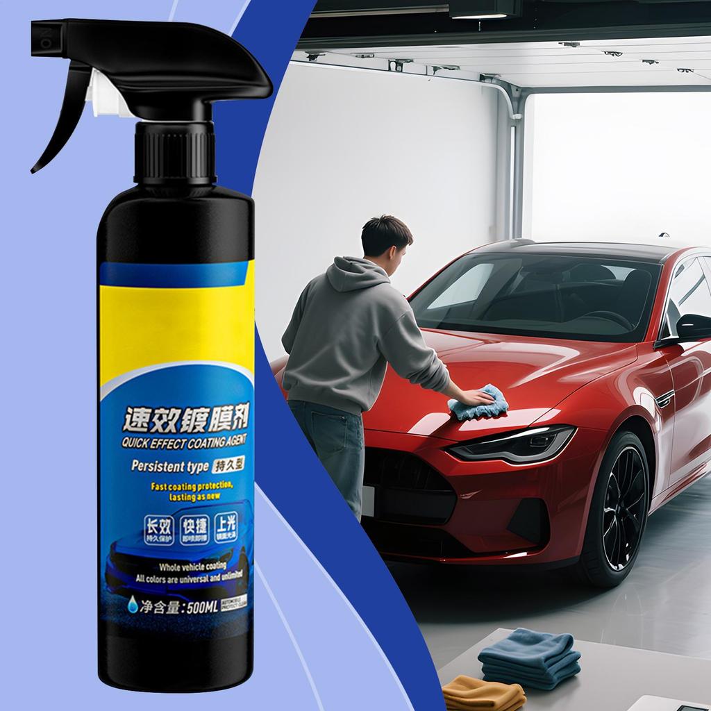 Car Coating Spray Automotive Coating Protectant Auto Paint Polishing Spray For Garage Motorcycle Trucks RVs Sedans Car Detailers