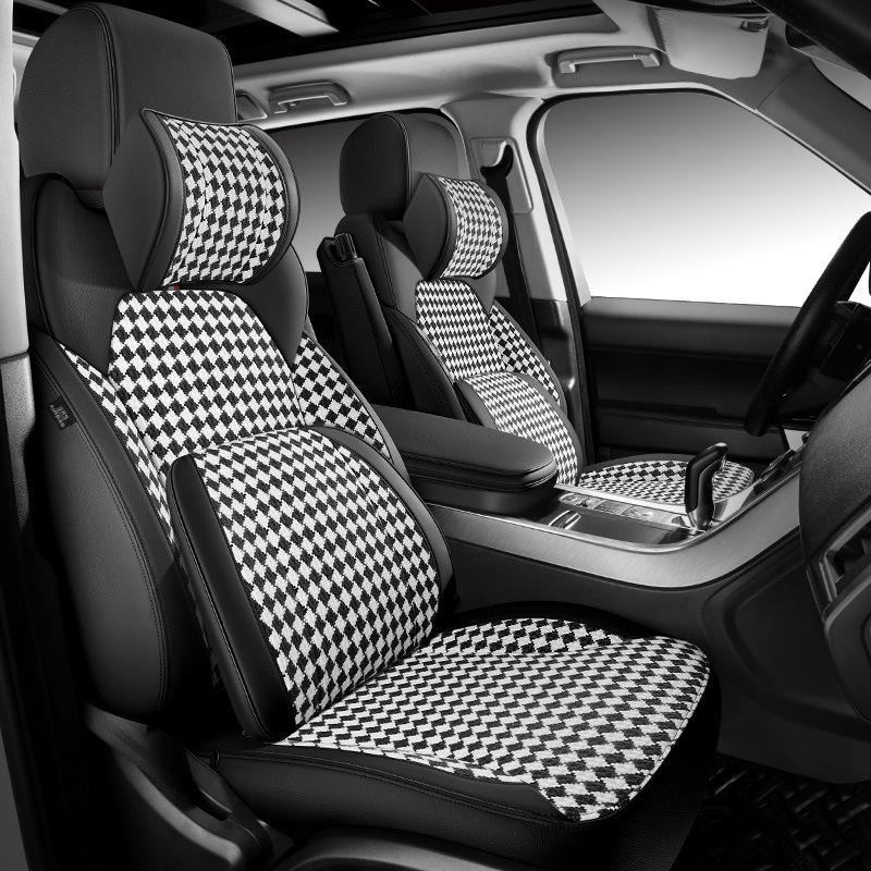 Tucson L Linen Full Surround Seat Cover - 2023 Model, Four Seasons Use