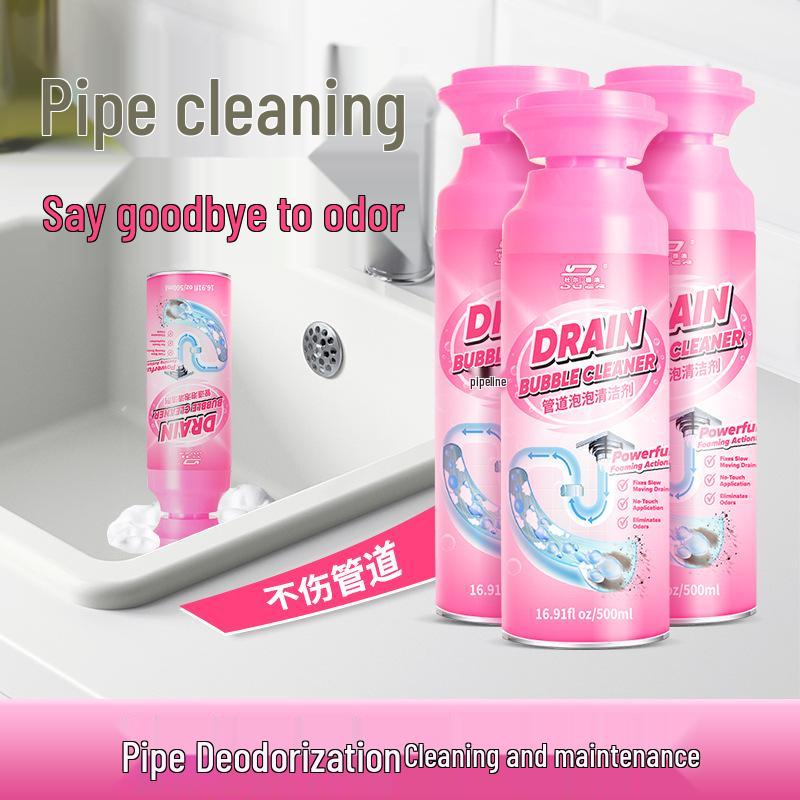 Sewer Deodorizer & Odor Remover: Toilet & Pipe Unclogger for Kitchen & Bathroom